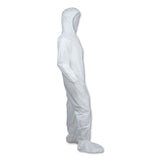 KleenGuard™ A30 Hood and Boots Splash/Particle Protection Coverall, 6X-Large, White, 21/Carton (ANS27239) Case of 21
