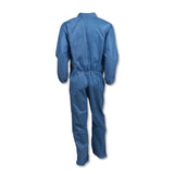 KleenGuard™ A20 Coveralls, MICROFORCE Barrier SMS Fabric, X-Large, Blue, 24/Carton (ANS58504) Case of 24
