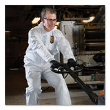 KleenGuard™ A30 Hood and Boots Splash/Particle Protection Coverall, 6X-Large, White, 21/Carton (ANS27239) Case of 21
