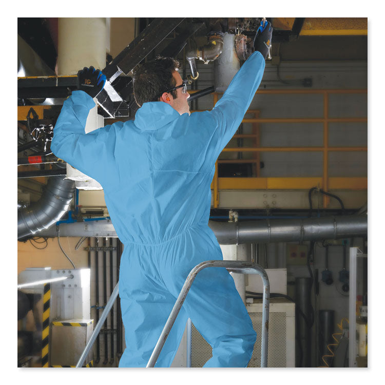 KleenGuard™ A20 Breathable Particle Protection Coveralls, X-Large, Blue, 24/Carton (KCC58514) Case of 24