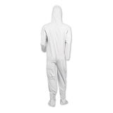 KleenGuard™ A40 Elastic-Cuff, Ankle, Hood and Boot Coveralls, Large, White, 25/Carton (ANS44333) Case of 25
