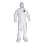 KleenGuard™ A30 Hood and Boots Splash/Particle Protection Coverall, 6X-Large, White, 21/Carton (ANS27239) Case of 21