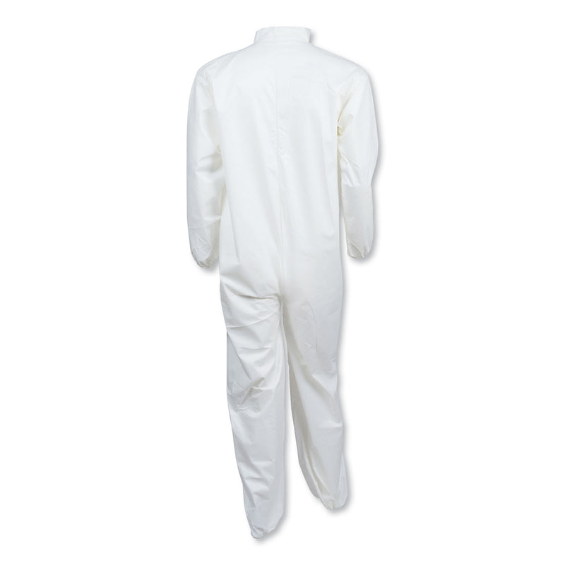 KleenGuard™ A40 Elastic-Cuff and Ankles Coveralls, White, 2X-Large, 25/Carton (ANS44315) Case of 25