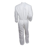 KleenGuard™ A30 Elastic-Back and Cuff Coveralls, 2X-Large, White, 25/Carton (ANS46105) Case of 25