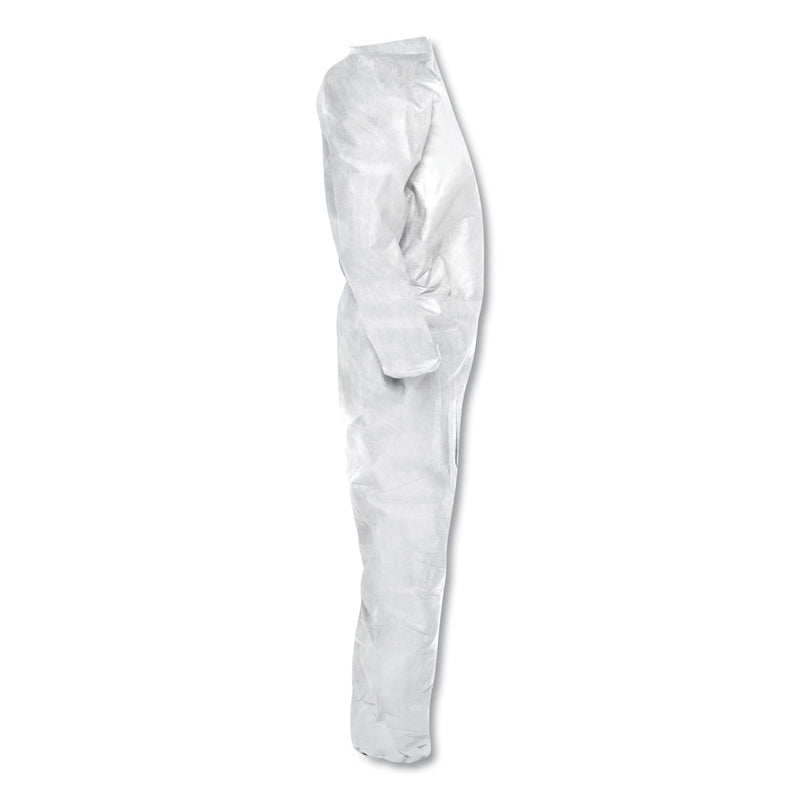 KleenGuard™ A20 Elastic Back Wrist/Ankle Coveralls, X-Large, White, 24/Carton (ANS49102) Case of 24