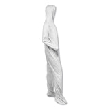 KleenGuard™ A40 Elastic-Cuff, Ankle, Hood and Boot Coveralls, 2X-Large, White, 25/Carton (ANS44335) Case of 25