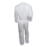 KleenGuard™ A30 Elastic-Back Coveralls, White, X-Large, 25/Carton (ANS46004) Case of 25
