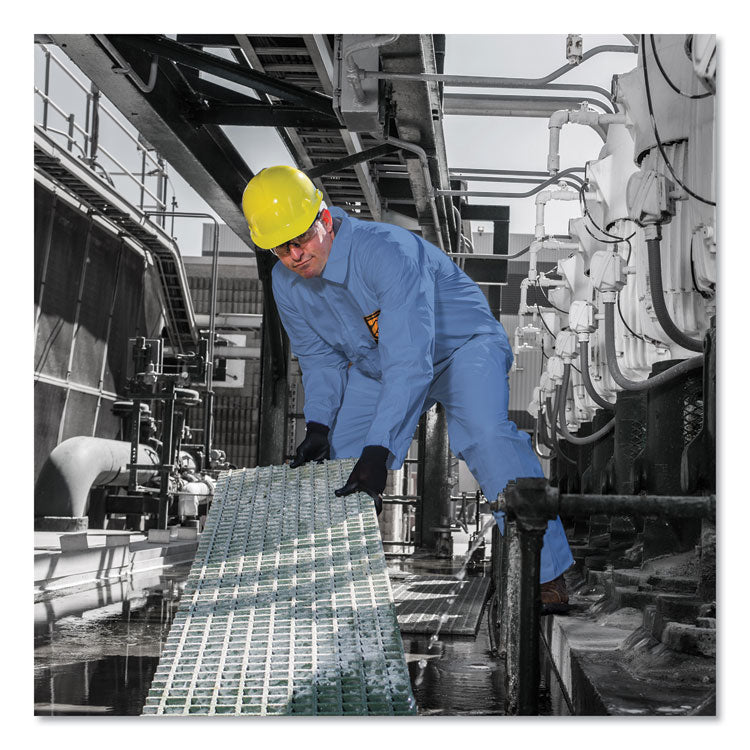 KleenGuard™ A20 Coveralls, MICROFORCE Barrier SMS Fabric, 2X-Large, Blue, 24/Carton (KCC58505) 24 Pairs of Coveralls