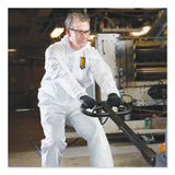 KleenGuard™ A40 Elastic-Cuff and Ankles Hooded Coveralls, 2X-Large, White, 25/Carton (ANS44325) Case of 25