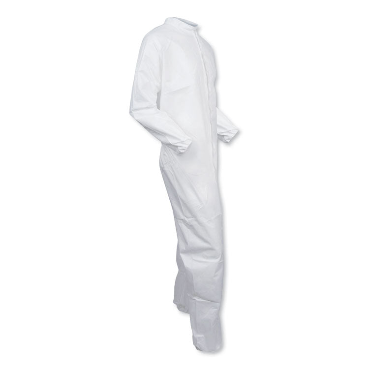 KleenGuard™ A30 Elastic-Back Coveralls, White, X-Large, 25/Carton (KCC46004) Case of 25