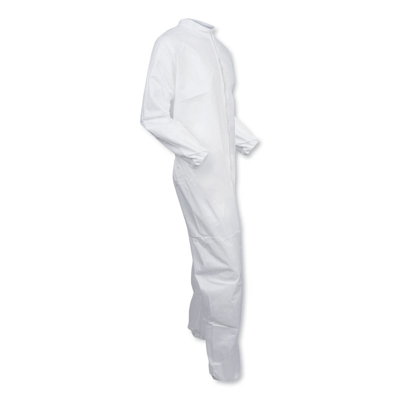 KleenGuard™ A30 Elastic-Back Coveralls, White, X-Large, 25/Carton (ANS46004) Case of 25