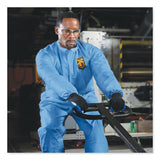 KleenGuard™ A20 Coveralls, MICROFORCE Barrier SMS Fabric, 2X-Large, Blue, 24/Carton (KCC58505) 24 Pairs of Coveralls