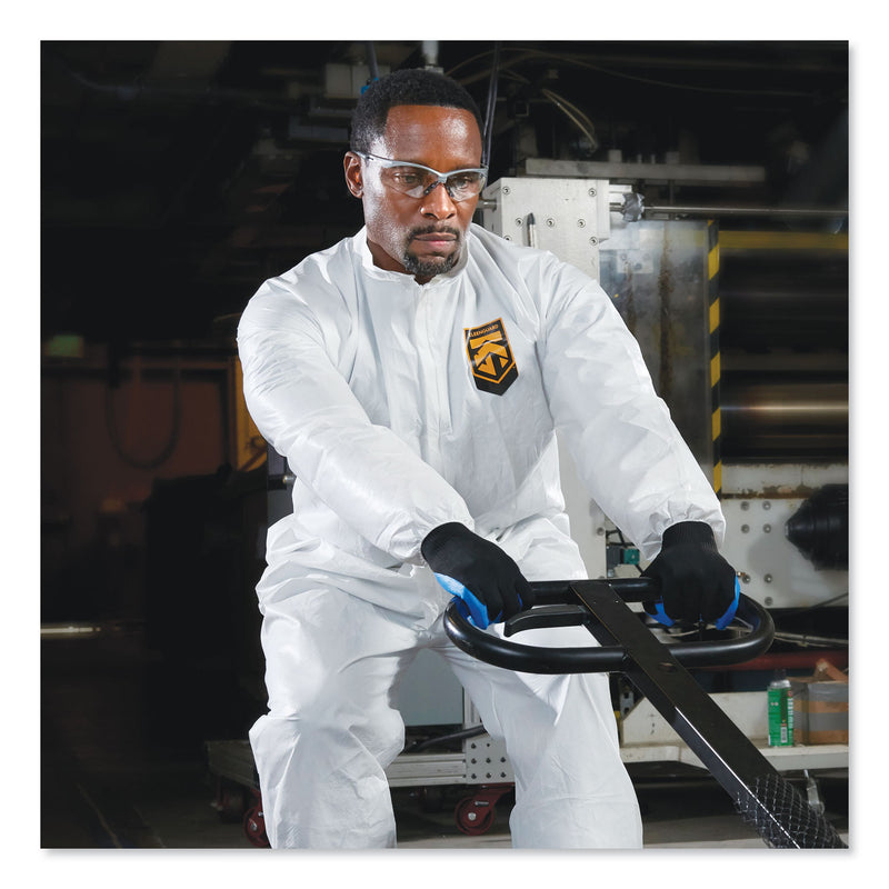 KleenGuard™ A20 Breathable Particle Protection Coveralls, Zip Closure, X-Large, White (ANS49104) Case of 24