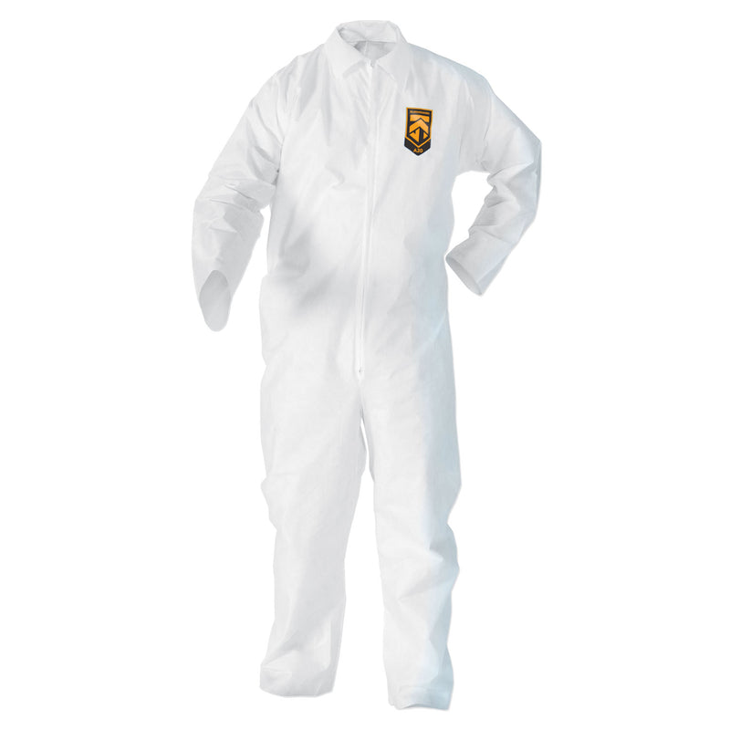 KleenGuard™ A20 Breathable Particle Protection Coveralls, 3X-Large, White, 20/Carton (ANS49006) Case of 20