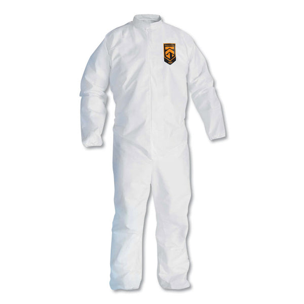 KleenGuard™ A30 Elastic-Back Coveralls, White, 2X-Large, 25/Carton (KCC46005)