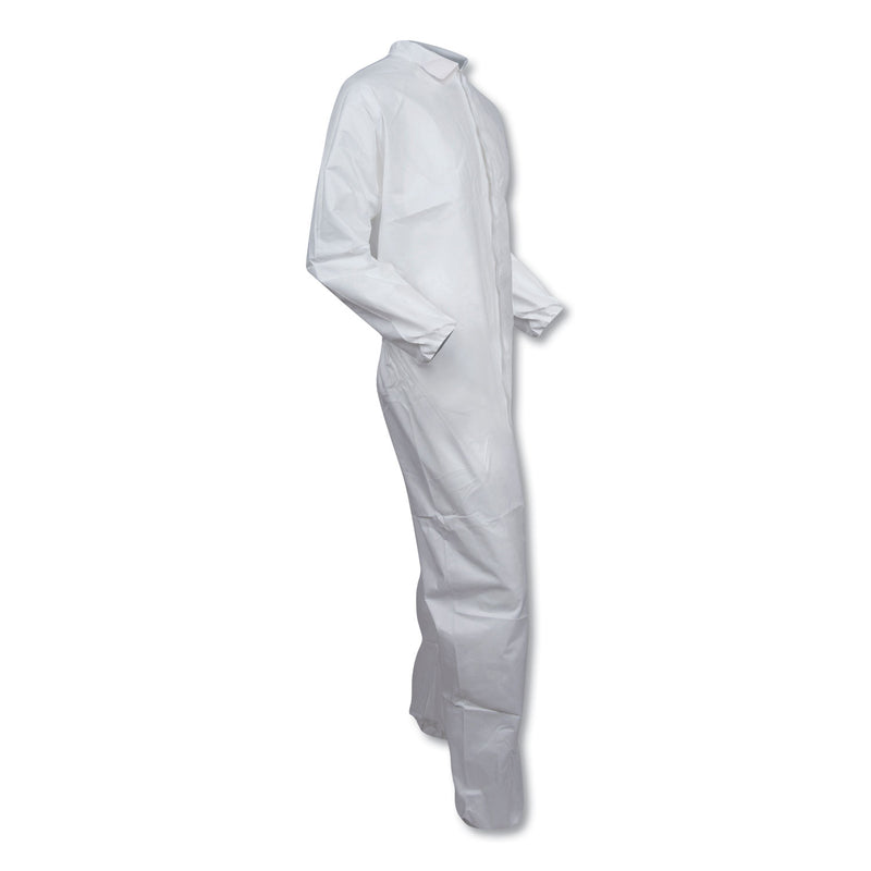 KleenGuard™ A30 Elastic-Back and Cuff Coveralls, 2X-Large, White, 25/Carton (ANS46105) Case of 25