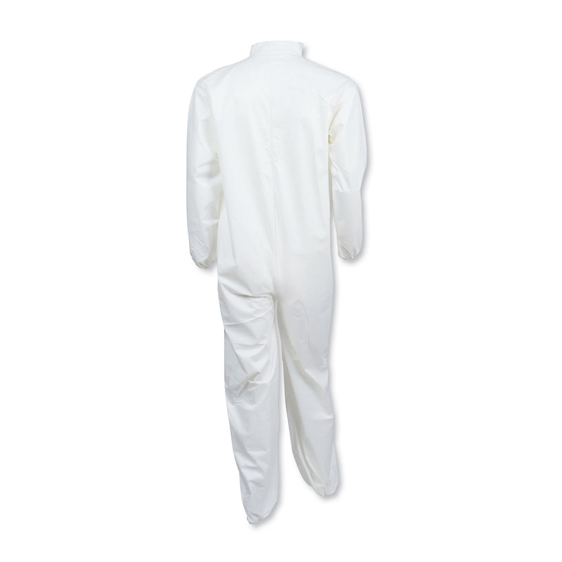 KleenGuard™ A40 Coveralls, Elastic Wrists/Ankles, X-Large, White (ANS44314) Case of 25