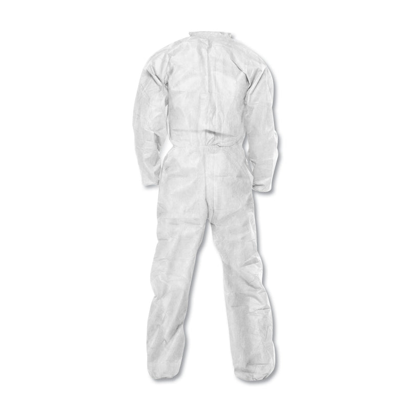KleenGuard™ A20 Breathable Particle Protection Coveralls, 3X-Large, White, 20/Carton (ANS49006) Case of 20