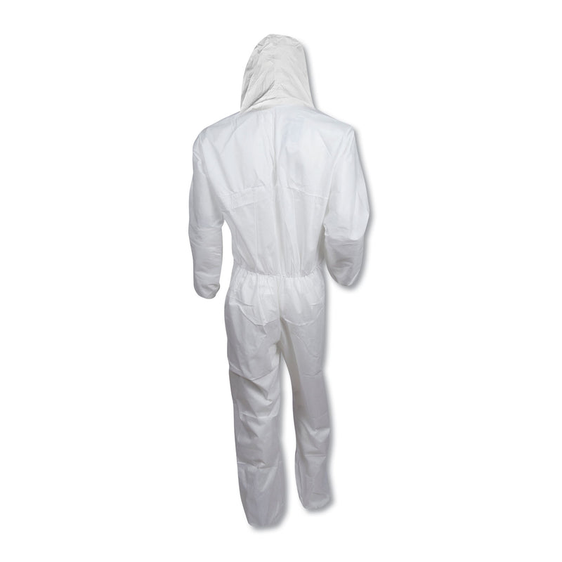 KleenGuard™ A20 Breathable Particle Protection Coveralls, Zip Closure, 2X-Large, White (ANS49115) Case of 24