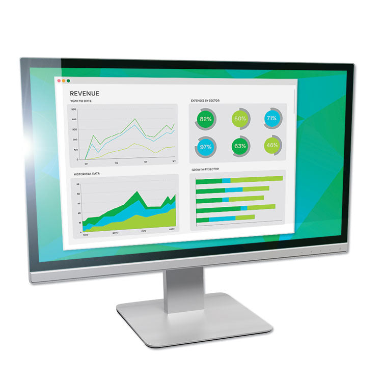 3M™ Antiglare Frameless Filter for 27" Widescreen Flat Panel Monitor, 16:9 Aspect Ratio (MMMAG270W9B)