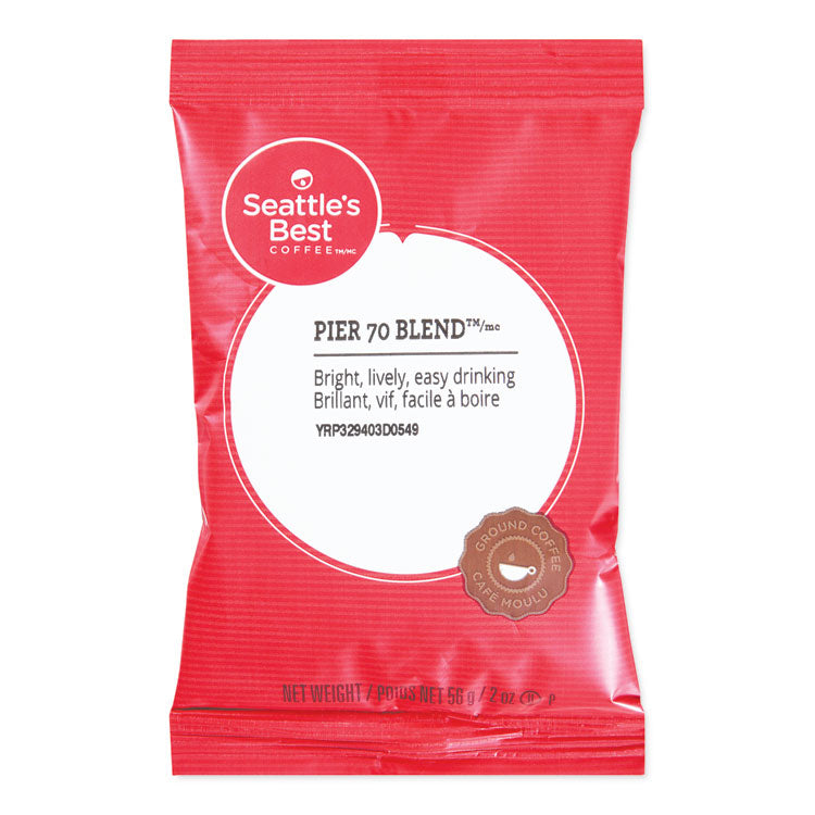 Seattle's Best™ Premeasured Coffee Packs, Pier 70 Blend, 2 oz Packet, 18/Box (SEA11008556)