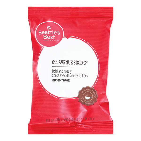 Seattle's Best™ Premeasured Coffee Packs, 6th Avenue Bistro, 2 oz Packet, 18/Box (SEA11008560)