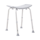 McKesson Bath Bench Without Arms Aluminum Frame Without Backrest 19-1/4 Inch Seat Width 300 lbs. Weight Capacity (1065209_EA) 1/EA