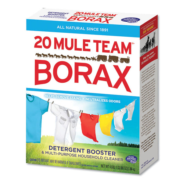 Dial® 20 Mule Team Borax Laundry Booster, Powder, 4 lb Box, 6 Boxes/Carton (DIA00201)