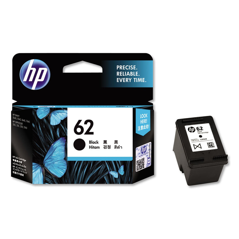 HP HP 62, (C2P04AN) Black Original Ink Cartridge (HEWC2P04AN)