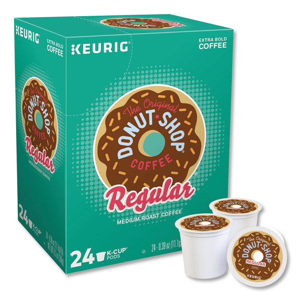 The Original Donut Shop® Donut Shop Coffee K-Cups, Regular, 96/Carton (DIE60052101CT) Case of 96