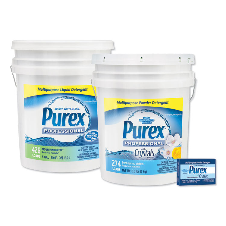 Purex® Dry Detergent, Fresh Spring Waters, Powder, 15.6 lb. Pail g Waters (DIA06355)