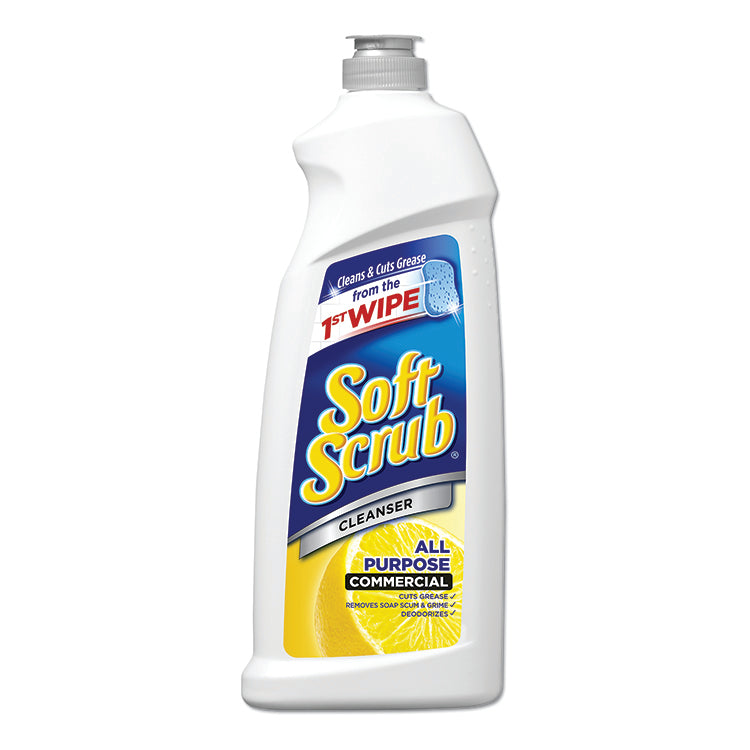 Soft Scrub® All Purpose Cleanser, Lemon Scent 36 oz Bottle, 6/Carton (DIA15020CT) Case of 6