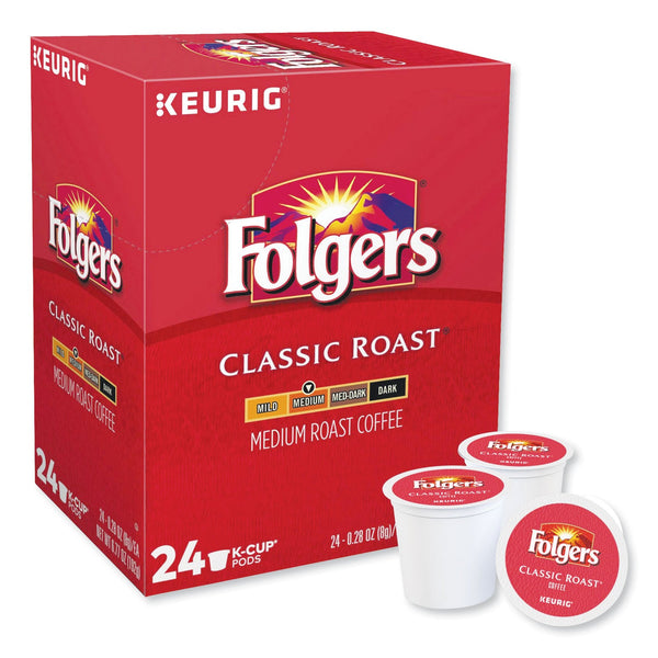 Folgers® Gourmet Selections Classic Roast Coffee K-Cups, 96/Carton (GMT6685CT) Case of 96