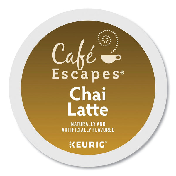 Café Escapes® Cafe Escapes Chai Latte K-Cups, 24/Box (GMT6805)