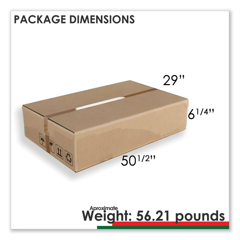 Linea Italia Urban Desk Workstation, 47.25w x 23.75d x 29.5h, Ash (LITUR600ASH) Each