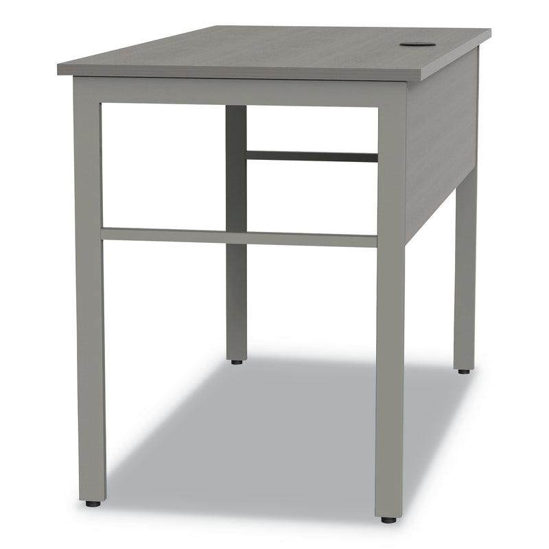 Linea Italia Urban Desk Workstation, 47.25w x 23.75d x 29.5h, Ash (LITUR600ASH) Each
