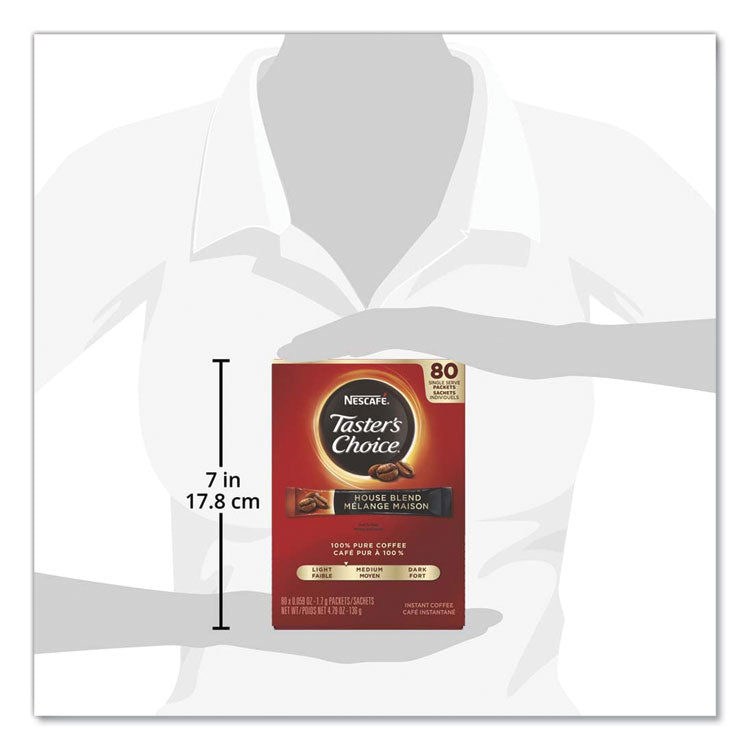 Nescafé® Taster's Choice Stick Pack, House Blend, .06 oz, 480/Carton (NES15782CT)