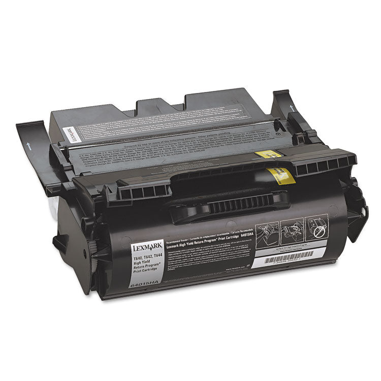 Lexmark™ 64015HA Return Program High-Yield Toner, 21,000 Page-Yield, Black (LEX64015HA)