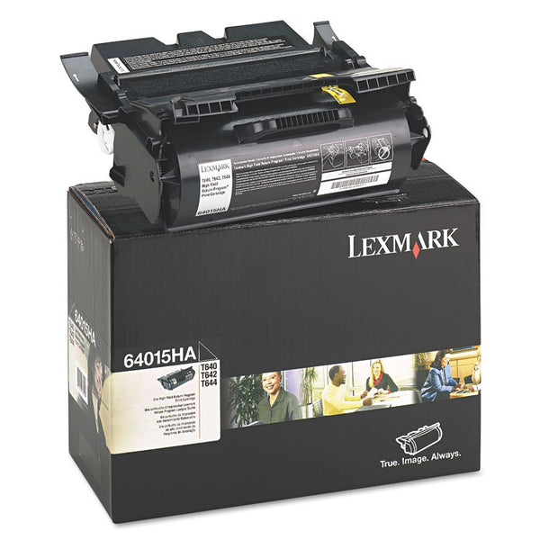 Lexmark™ 64015HA Return Program High-Yield Toner, 21,000 Page-Yield, Black (LEX64015HA)