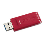 Verbatim® Store 'n' Go USB Flash Drive, 8 GB, Assorted Colors, 3/Pack (VER98703)