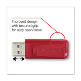 Verbatim® Store 'n' Go USB Flash Drive, 8 GB, Red (VER95507)