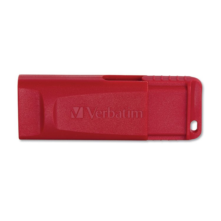 Verbatim® Store 'n' Go USB Flash Drive, 64 GB, Red (VER97005)