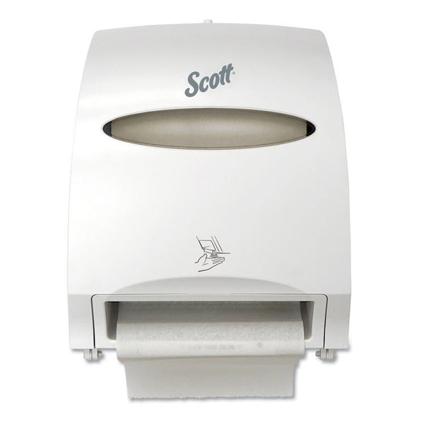 Scott® Essential Electronic Hard Roll Towel Dispenser, 12.7 x 9.57 x 15.76, White (KCC48858)