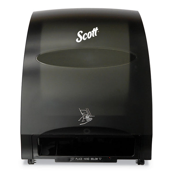Scott® Essential Electronic Hard Roll Towel Dispenser, 12.7 x 9.57 x 15.76, Black (KCC48860)
