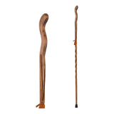 Brazos™ Twisted Fitness Walker Walking Stick Wood 55 Inch Height Brown (1229038_EA) 1/EA