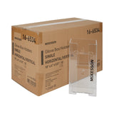 McKesson Glove Box Holder Horizontal or Vertical Mounted 1-Box Capacity Clear 4 X 5-1/2 X 10 Inch Plastic (464711_CS) 10/CS