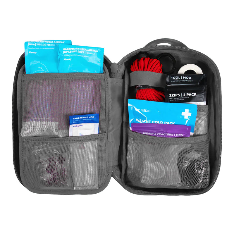 My Medic™ MYFAK Pro First Aid Kit Gray Nylon Bag (1242147_EA) 1/EA