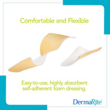 ComfortFoam™ Foam Dressing 8 X 8 Inch Without Border Film Backing Silicone Face Square Sterile (946536_BX) 5/BX