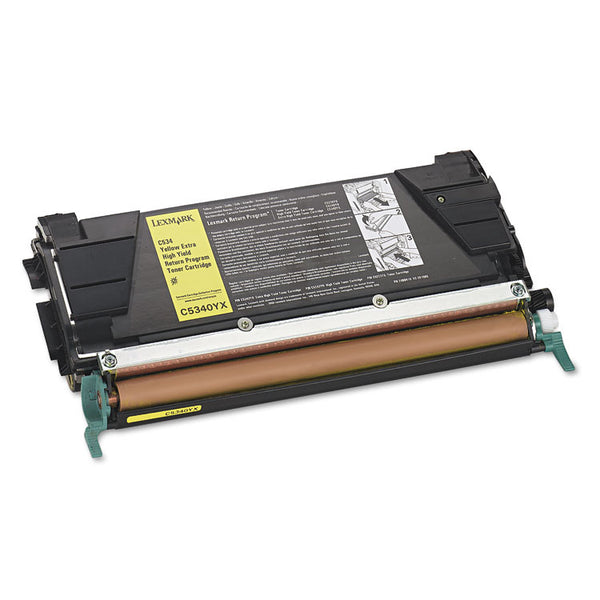 Lexmark™ C5340YX Return Program High-Yield Toner, 7,000 Page-Yield, Yellow (LEXC5340YX)