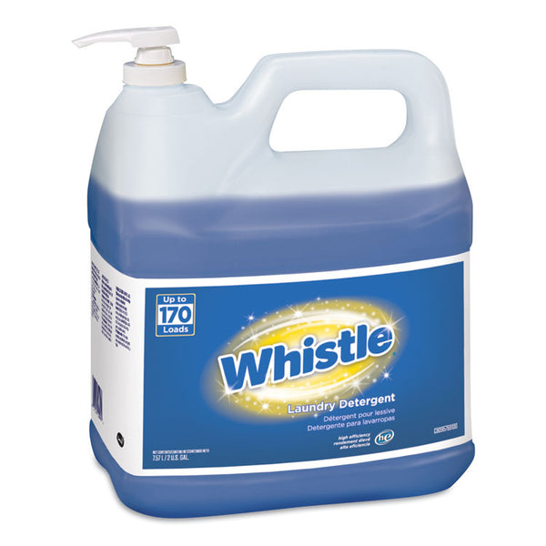 Diversey™ Whistle Laundry Detergent (HE), Floral, 2 gal Bottle, 2/Carton (DVOCBD95769100)